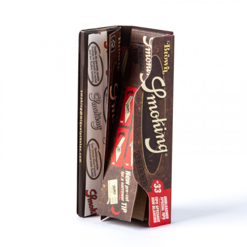 Сигаретная бумага Smoking Brown King Size + Filter Tips 33